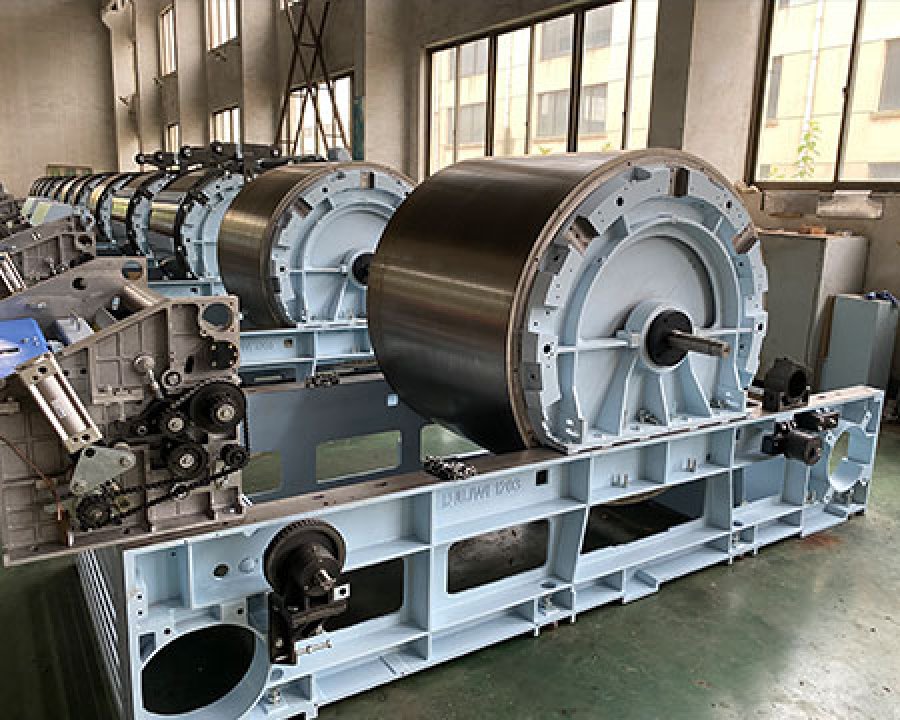 Spinning production machinery in Ulumuqi