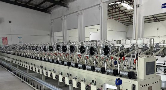 hank to cone winding machine